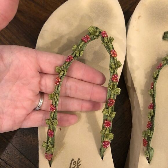 COPY - Rocket dog platform sandals with flower st… - Picture 2 of 3